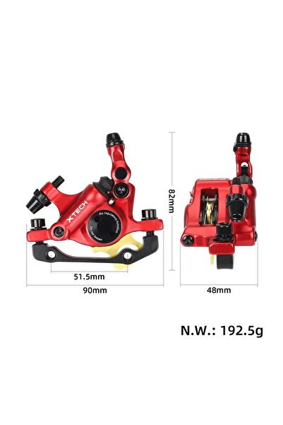 Federal Etrier de frână hidraulic XTECH HB100 Roșu pentru M365 Pro Pro2 1S Es...