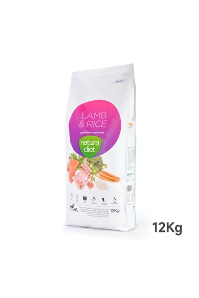 Natura Diet Hrană pentru câini cu miel și orez, Miel și Orez 12kg, Hipoalerge...