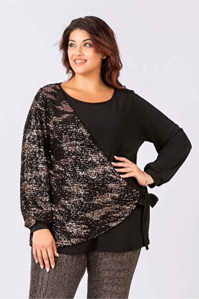 Jucita Μπλούζα plus size - Πολύχρωμο - Χαλαρή εφαρμογή