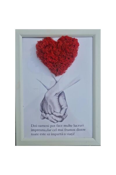OEM Pictură decorativă cu liane 20x30 cm Doi oameni pot face multe lucruri îm...
