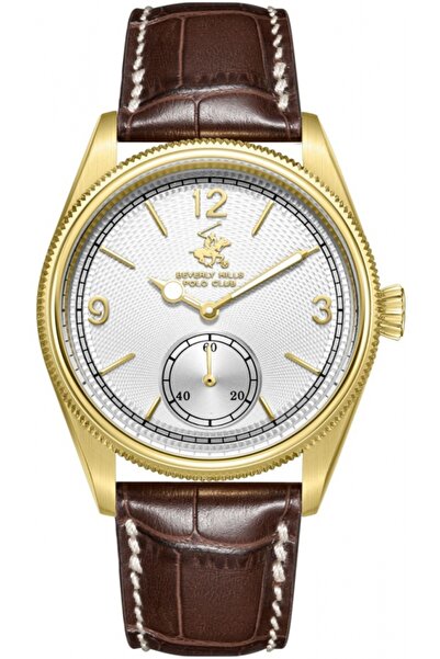 Beverly Hills Polo Club Ceas de modă maro pentru bărbați BEVERLY HILLS BP3807...