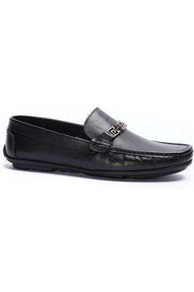 Pierre Cardin 90237 Μαύρα Ανδρικά Loafer Δερμάτινα Παπούτσια Casual
