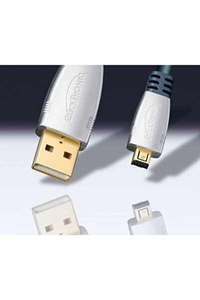 CLICKTRONIC Κανονικό καλώδιο USB 2.0 σε micro USB 1,5μ