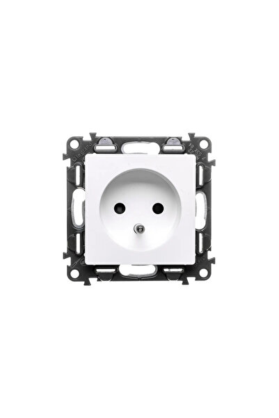 Legrand Priză VALENA LIFE 2P+Z 16A 250V cu borne cu șurub obturator alb (753184)