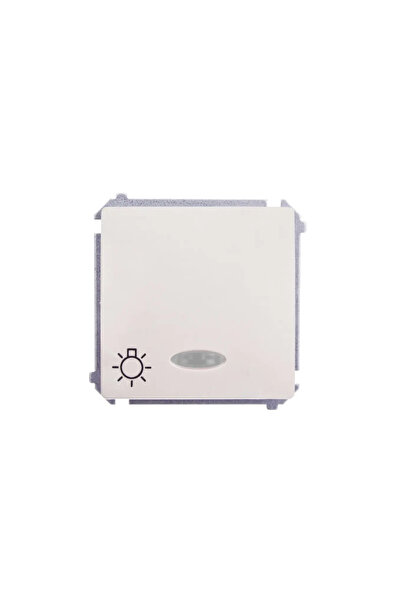 Kontakt-Simon Buton Simon Basic /lumină/ cu iluminare din spate, conectori ra...
