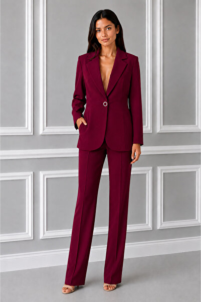 PELTEX Single Button Classic Jacket with Waist Fit