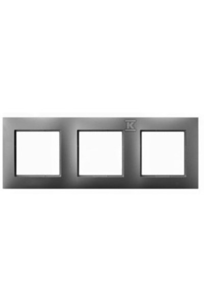 OSPEL Aria Cadru triplu gri mat (R-3U/70)