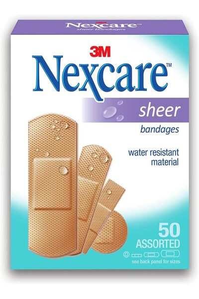 Nexcare ضمادات شفافة 50 قطعة