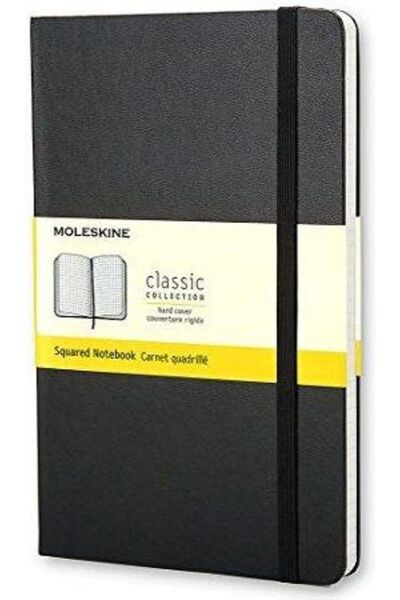 Moleskine Caiet Clasic 9x14 t.w. grila - negru