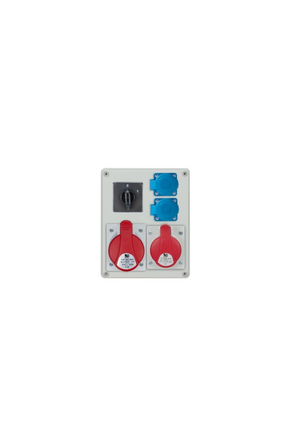 PAWBOL Comutator R-BOX 240 1x32A/5P 1x16A/5P 2x250V, oprit 0/1 IP44 B.1094W
