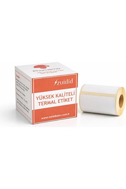 ZUIDID 50 x 50 mm bela laminirana termo etiketa ovalna 150 komada - kompatibi...