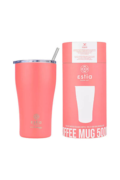 Estia Home Art Θερμός από ανοξείδωτο ατσάλι Σώστε την Αίγαο 500ml Εστία - 104...
