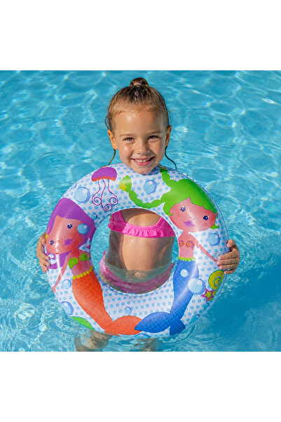 BESTWAY Colac gonflabil pentru copii, 51 cm, model sirenă