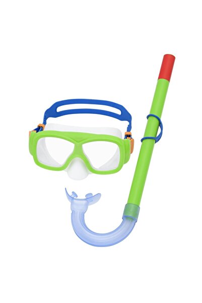 BESTWAY Set de înot pentru copii Explora Essential 24035, Mască + Snorkel, Di...
