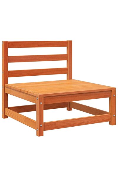 vidaxl Canapea grădină fără cotiere, maro ceruit, 70x70x67 cm