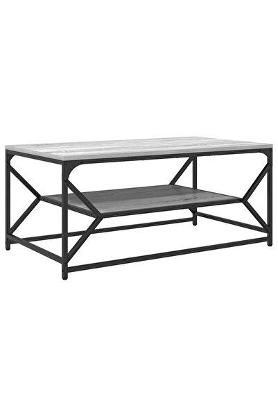 vidaxl Masă de cafea Gri Sonoma 90 x 50 x 40 cm