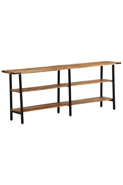 vidaxl Masă consolă, 180x35x70 cm, lemn masiv de mango