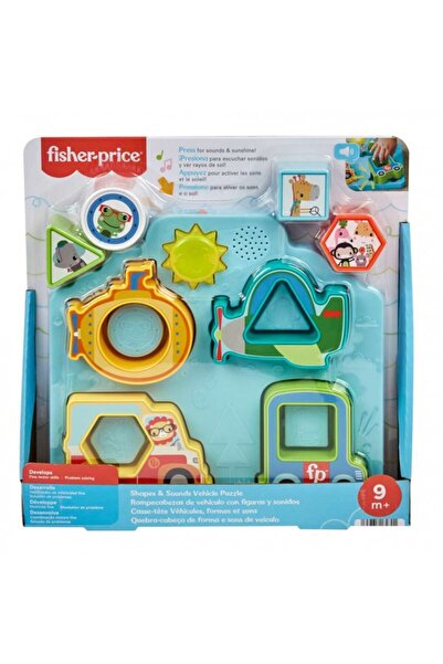 FISHER PRICE Παζλ Οχημάτων με Σχήματα και Ήχους (HRP31)