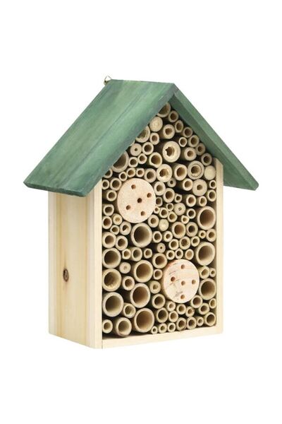 vidaxl Casă pentru insecte, 2 buc., 23 x 14 x 29 cm, lemn masiv de brad