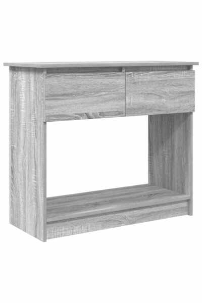 vidaxl Consolă cu sertare Gri Sonoma 85,5x38,5x74,5 cm