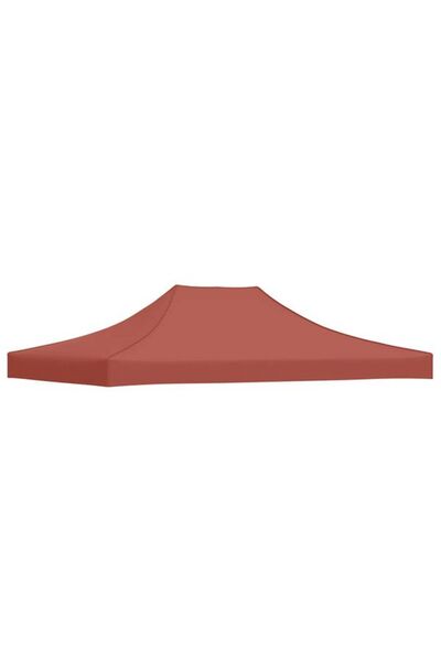 vidaxl Acoperiș cort de petrecere, roșu cărămiziu, 4 x 3 m, 270 g/m²