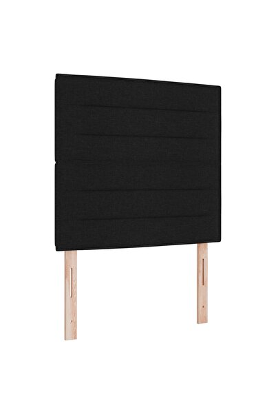 vidaxl Tăblie LED cu lumini cu bandă LED Manual Negru 90 cm Poliester