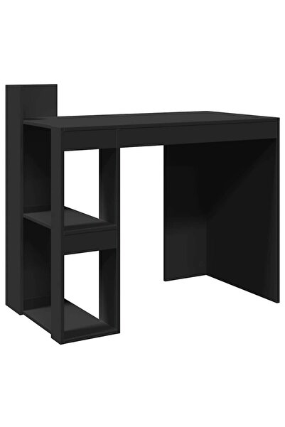 vidaxl Birou, negru, 103,5x56,5x94 cm, lemn prelucrat