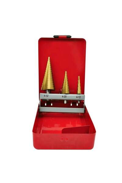 vidaxl Set de burghie elicoidale HSS, 3 piese