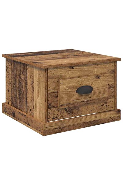 vidaxl Masă de cafea Lemn Vechi 50 x 50 x 35 cm Lemn compozit