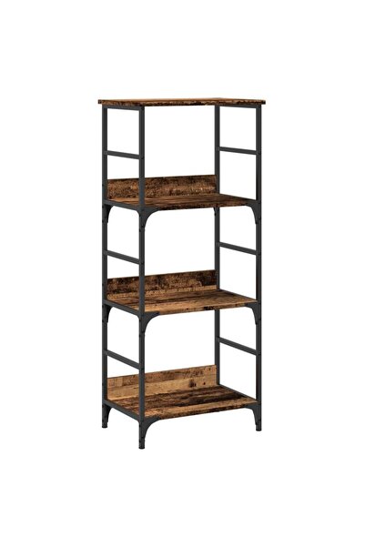 vidaxl Bibliotecă, lemn vechi, 50x33x117,5 cm, lemn prelucrat