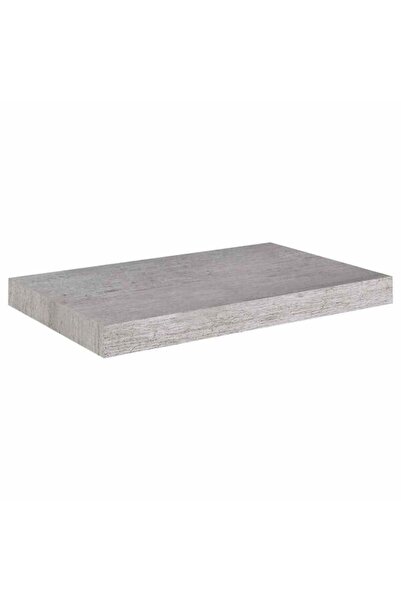 vidaxl Etajeră de perete, gri beton, 50 x 23 x 3.8 cm, MDF