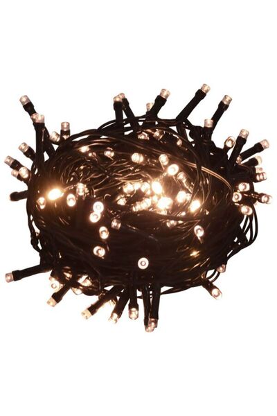 vidaxl Ghirlandă luminoasă cu 300 LED-uri, alb cald, 30 m, PVC