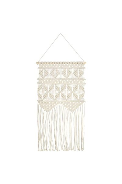 vidaxl Decor de perete macrame, 40 x 80, Bumbac