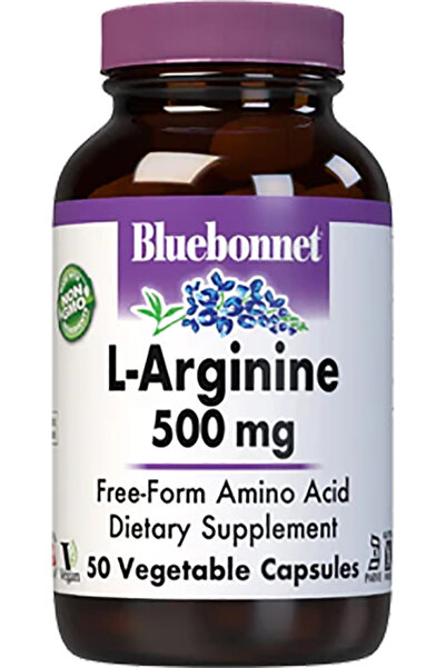 Bluebonnet L Arginine 500 Mg 50 Capsule