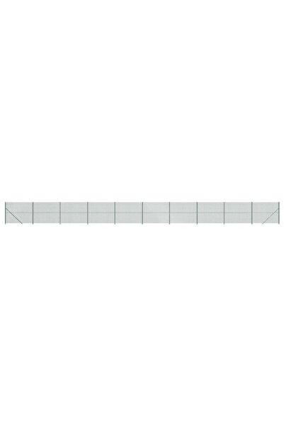 vidaxl Gard din plasă de sârmă cu bordură, verde, 1,6 x 25 m