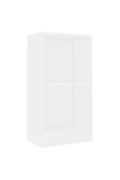 vidaxl Bibliotecă, alb, 40x24x75 cm, lemn prelucrat