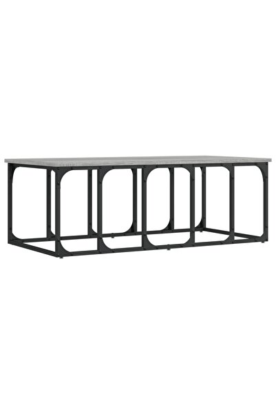 vidaxl Măsuță de cafea, gri sonoma, 100x50x35,5 cm, lemn prelucrat