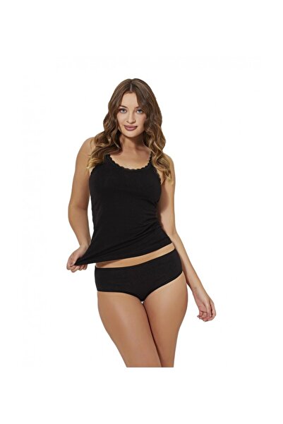 VELVET TOUCH ΓΥΝΑΙΚΕΙΑ ΒΑΜΒΑΚΕΡΑ ΣΛΙΠ ΜΑΥΡΑ 12X-39MAY, Χρώμα ΜΑΥΡΟ, Μέγεθος XXL