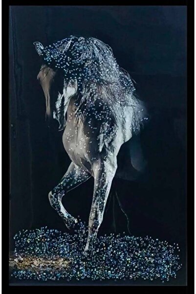 BİEV Modern Epoksi At Tablo 75x115cm