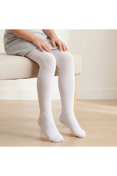 Juniors Pack of 2 Girls Tights Textured