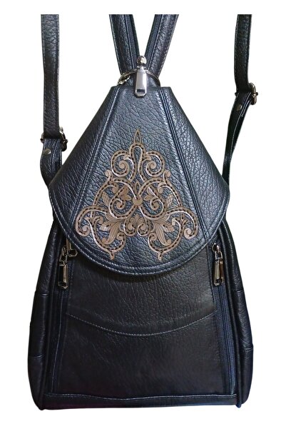 Durush Collection Genuine Leather, Designer Hand-Crafted Black, Brown Motif B...