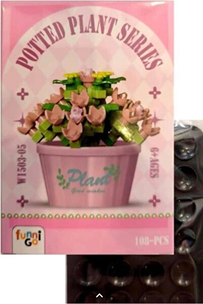 FUNNIGO ORİJİNAL ÇİÇEK LEGO FLOWERS+TELEFON TUTUCU SET-6