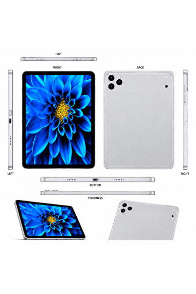 Modio M48 Android 15 Tablet 10.1-Inch HD, 12GB RAM, 512GB ROM, 10000mAh Battery, Dual SIM, 20MP Camera