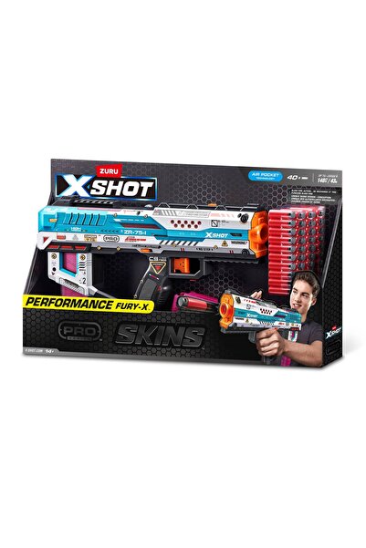X-Shot 1 μοντέλο, παιδικό όπλο, Skins Pro Series Fury-X, 40 επαγγελματικά βλή...