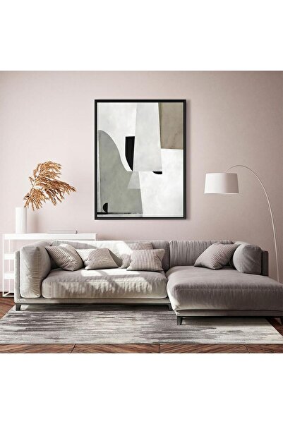 designadv Modern Design Paintings - Brown Frame
