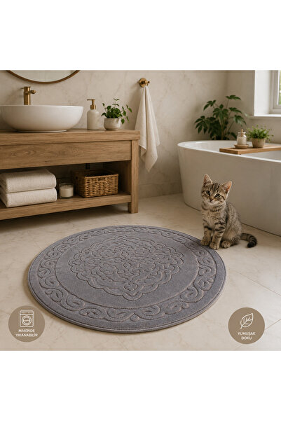 HOMEMOME Round Cotton Carpet 100cm.