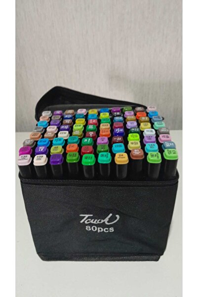 Fidanx Marker Brush Pen Set 80 Colors Dual Tip Professional Drawing and Paint...
