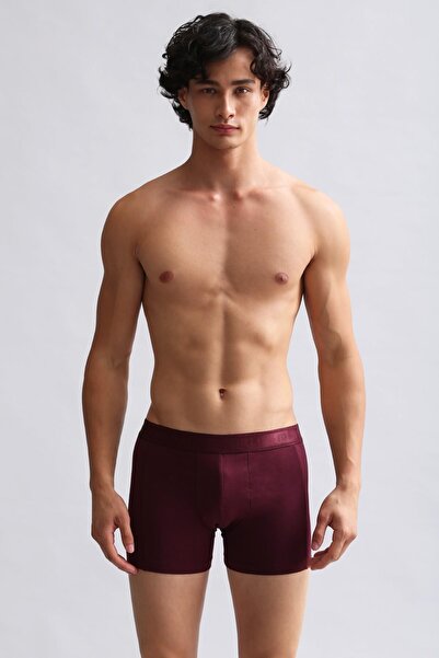 Aytuğ&Mısırlı Egyptian Modal by Tencel Compact Cotton Classic Boxer Burgundy