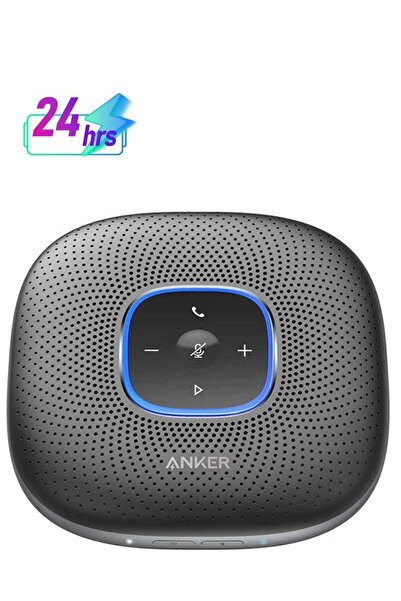 GULF GALLERY Anker PowerConf Bluetooth Speakerphone, 6 Mics, Enhanced Voice P...
