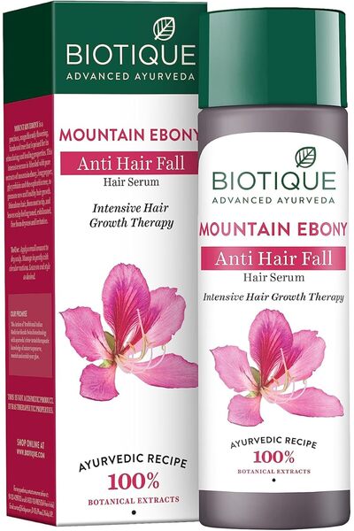 Biotique Bio Mountain Ebony Vitalizing Serum For Falling Hair Intensive Hair ...
